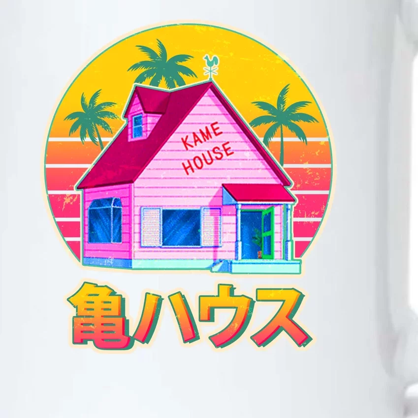 Retro Eighties 80's Anime Kame House Black Color Changing Mug