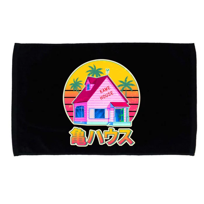 Retro Eighties 80's Anime Kame House Microfiber Hand Towel