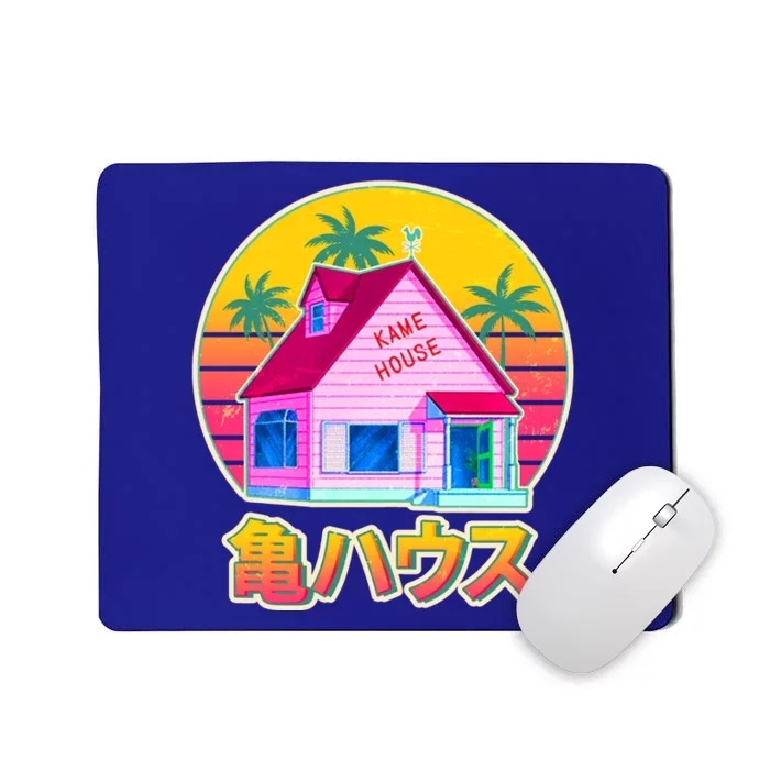 Retro Eighties 80's Anime Kame House Mousepad