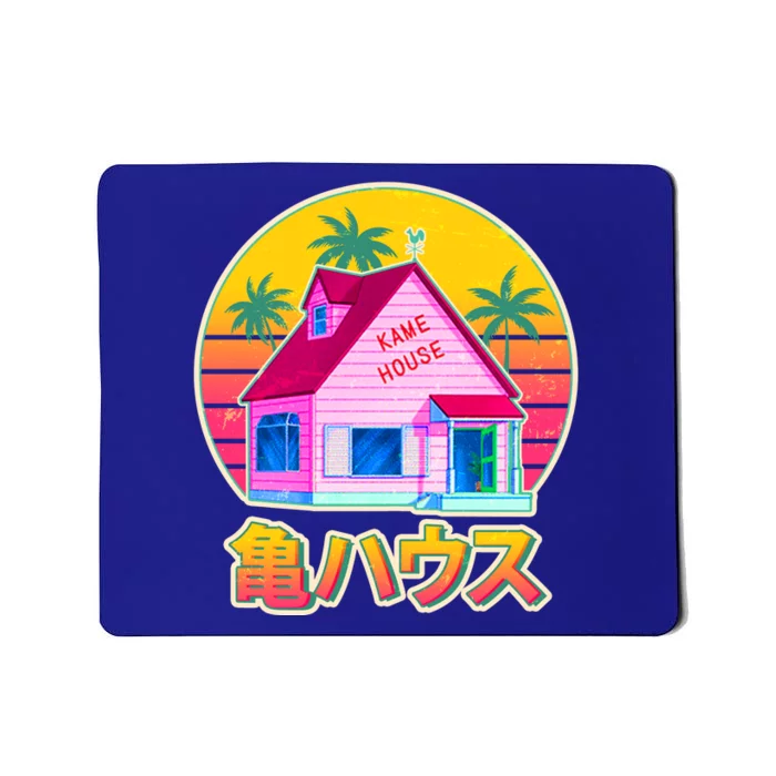 Retro Eighties 80's Anime Kame House Mousepad