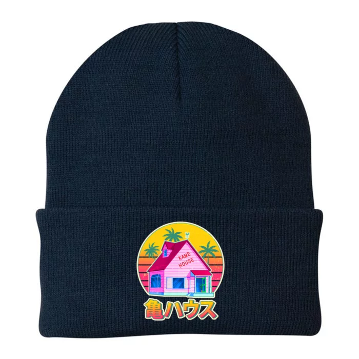 Retro Eighties 80's Anime Kame House Knit Cap Winter Beanie