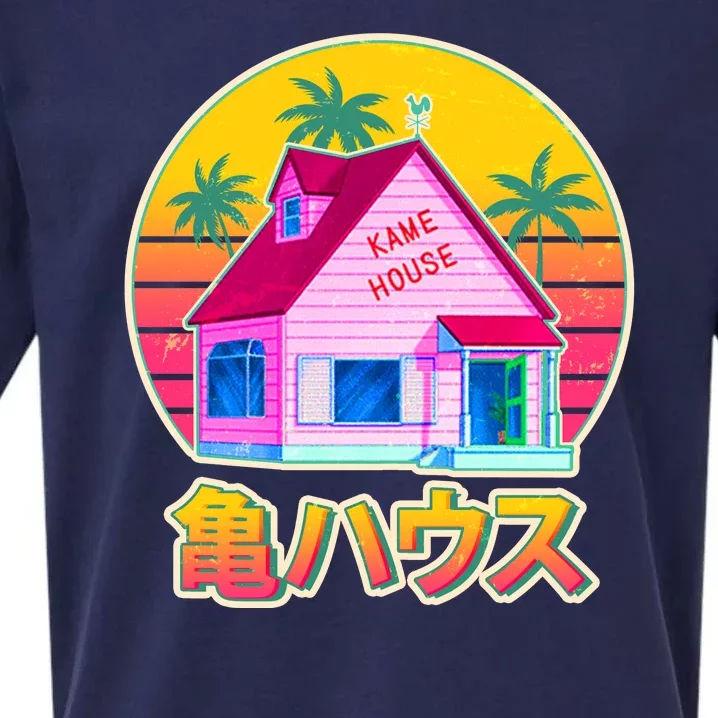 Retro Eighties 80's Anime Kame House Sueded Cloud Jersey T-Shirt