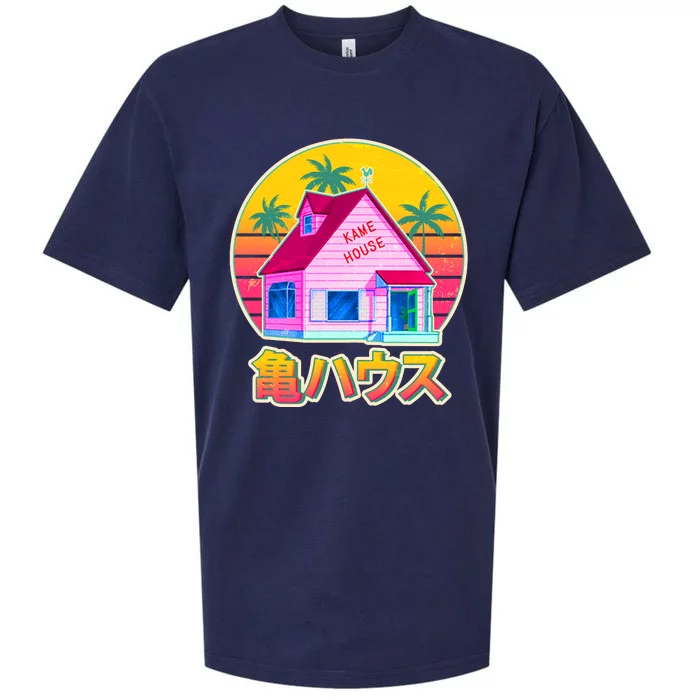 Retro Eighties 80's Anime Kame House Sueded Cloud Jersey T-Shirt