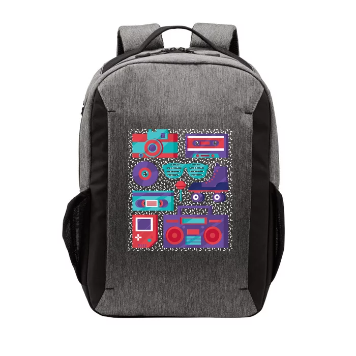 Retro Elements 90s Vector Backpack