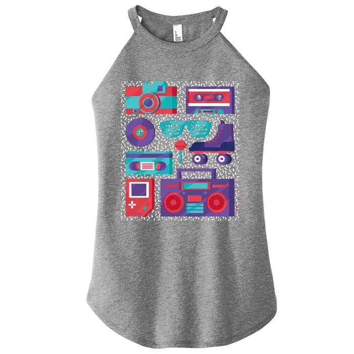 Retro Elements 90s Women’s Perfect Tri Rocker Tank