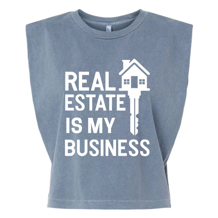 Real Estate Agent Realtor Realestate Broker Gift Garment-Dyed Women's Muscle Tee