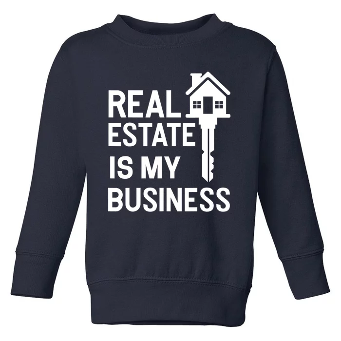 Real Estate Agent Realtor Realestate Broker Gift Toddler Sweatshirt