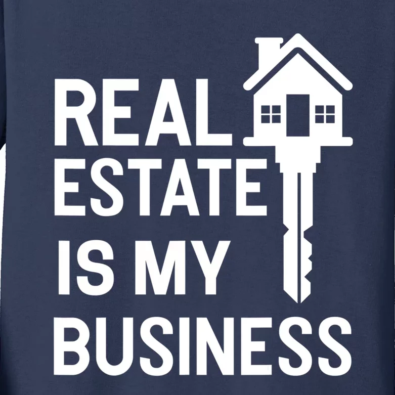 Real Estate Agent Realtor Realestate Broker Gift Kids Long Sleeve Shirt