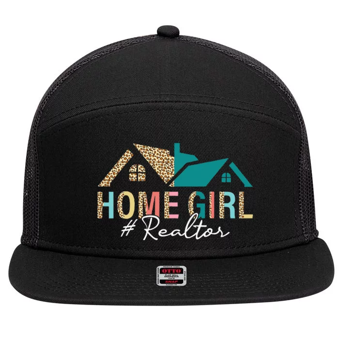 Real Estate Agent Real Estate Life For Women Closing Day 7 Panel Mesh Trucker Snapback Hat