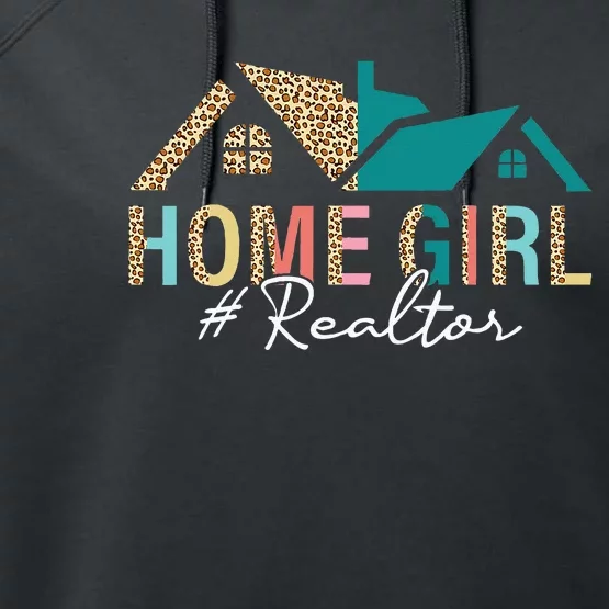 Real Estate Agent Real Estate Life For Women Closing Day Performance Fleece Hoodie