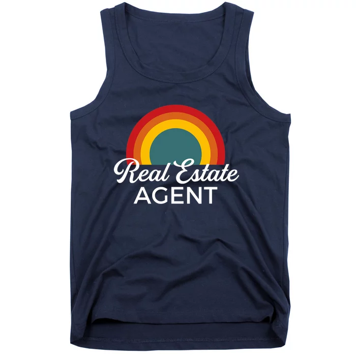 Real Estate Agent Realtor Vintage Design Tank Top