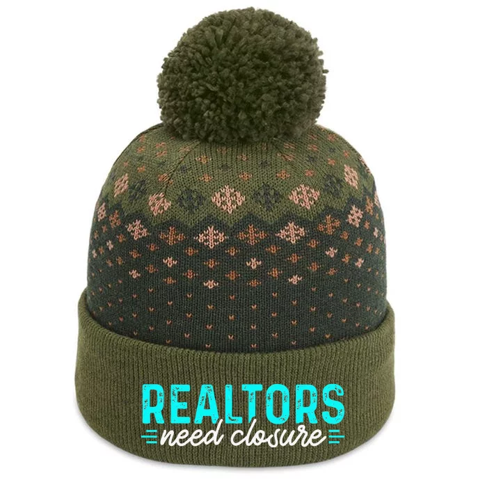 Real Estate Agent Realtors Need Closure Sold Closing Deals The Baniff Cuffed Pom Beanie