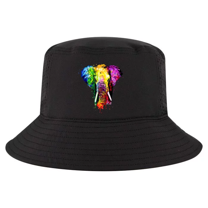 Rainbow Elephant Art Cute Gift Cool Comfort Performance Bucket Hat