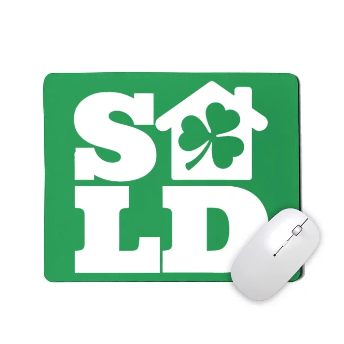 Real Estate Agent St. Patricks Day Mousepad