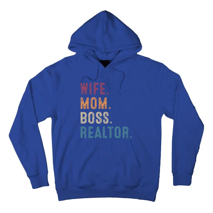 Real Estate Agent Investor Wife Mom Boss Realtor Funny Cute Gift Tall Hoodie