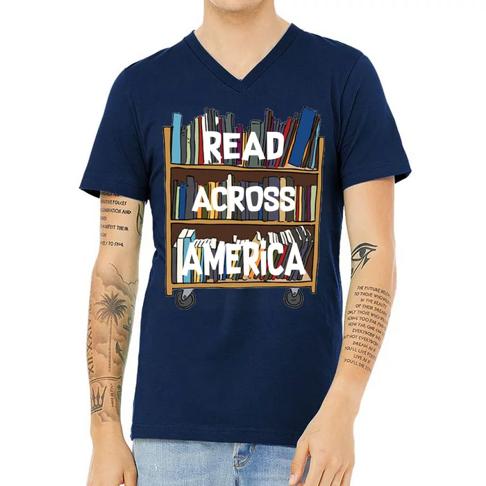 Read Across America V-Neck T-Shirt