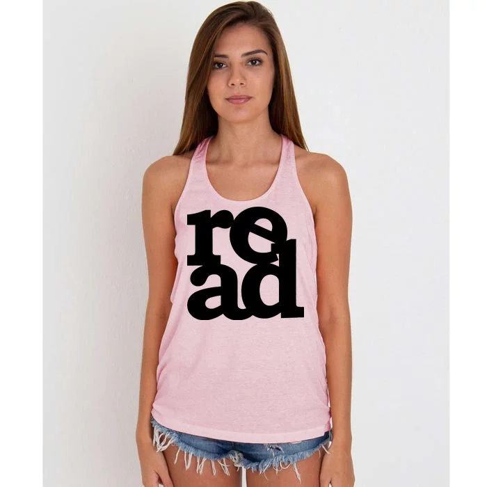 Read Logo Women's Knotted Racerback Tank