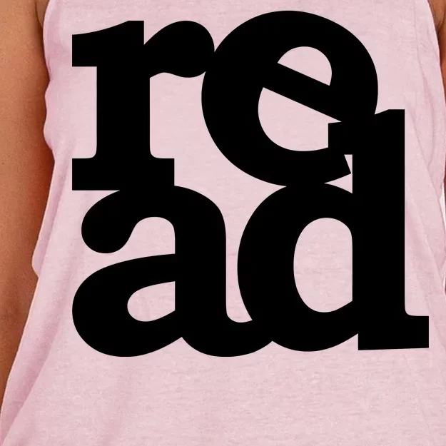 Read Logo Women's Knotted Racerback Tank