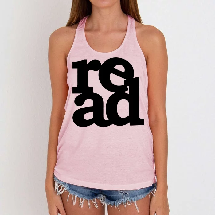 Read Logo Women's Knotted Racerback Tank