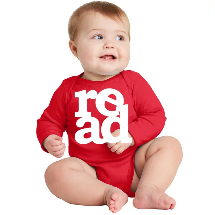 Read Logo Baby Long Sleeve Bodysuit