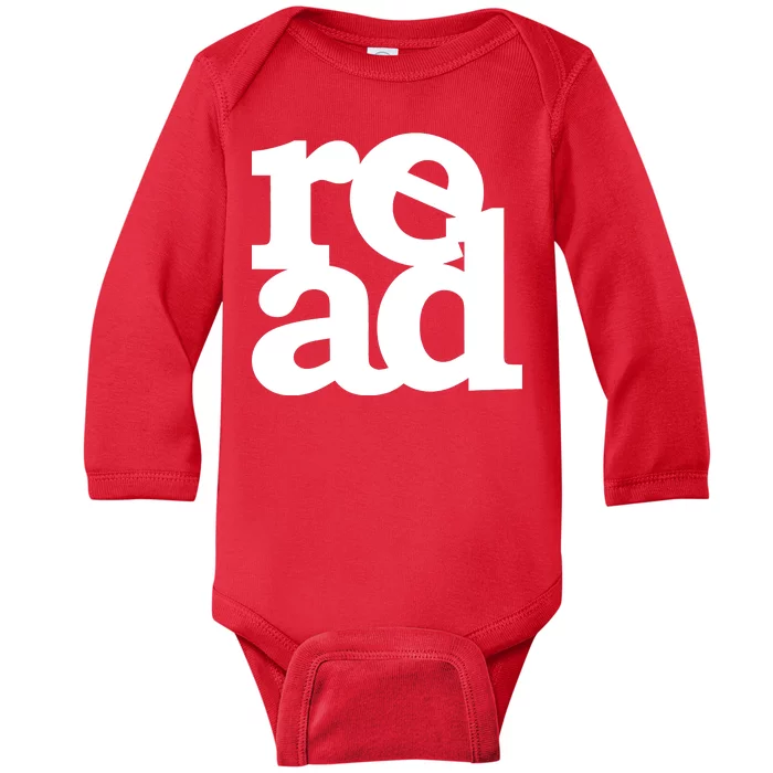 Read Logo Baby Long Sleeve Bodysuit