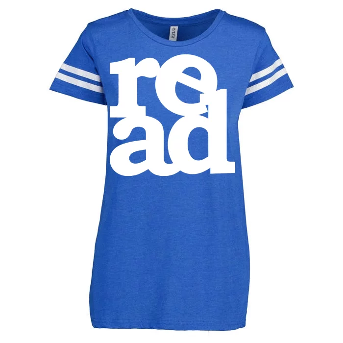 Read Logo Enza Ladies Jersey Football T-Shirt