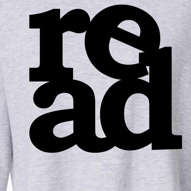 Read Logo Cropped Pullover Crew