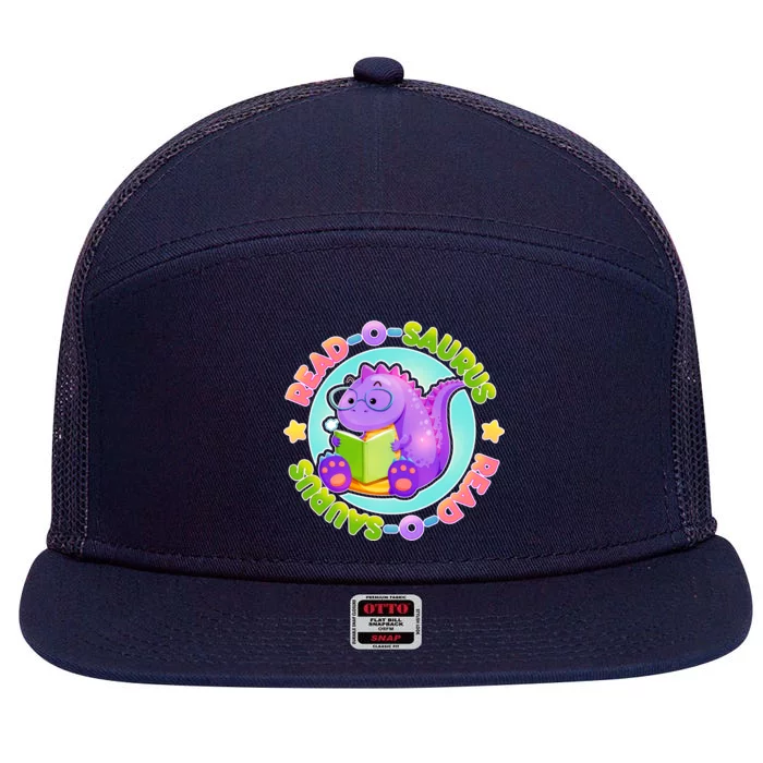 Read-O-Saurus 7 Panel Mesh Trucker Snapback Hat