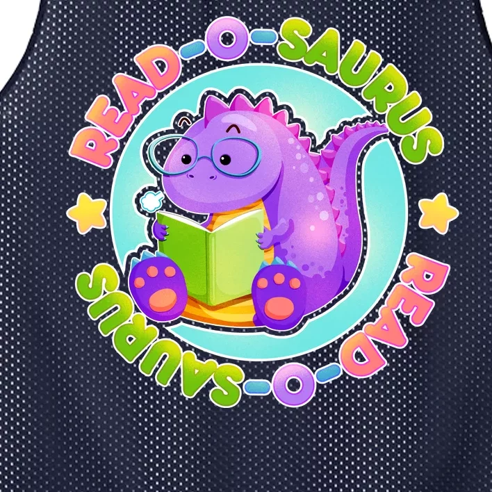 Read-O-Saurus Mesh Reversible Basketball Jersey Tank