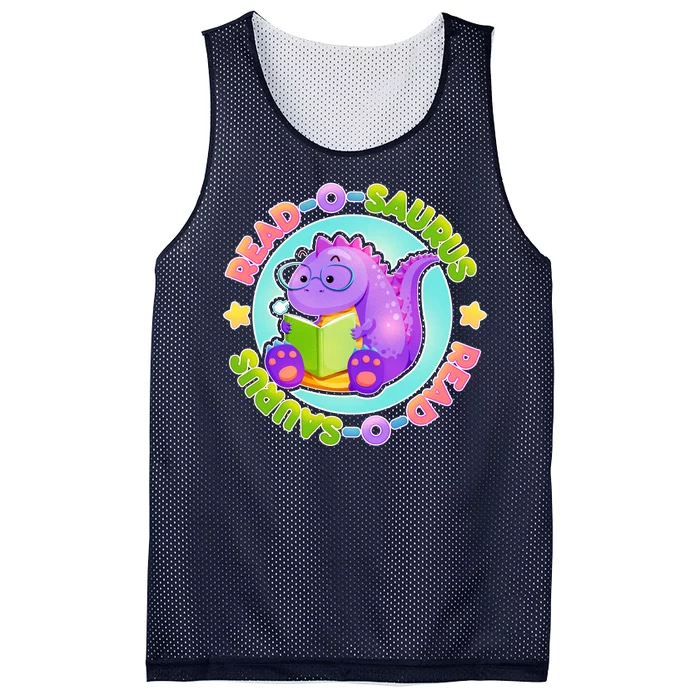 Read-O-Saurus Mesh Reversible Basketball Jersey Tank