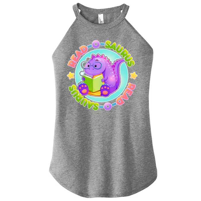 Read-O-Saurus Women’s Perfect Tri Rocker Tank