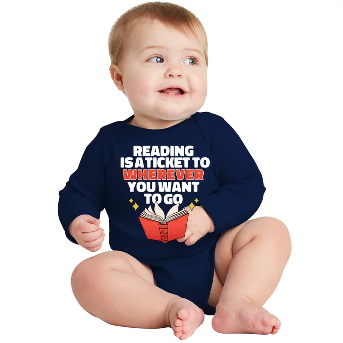 Reading Imagination Baby Long Sleeve Bodysuit