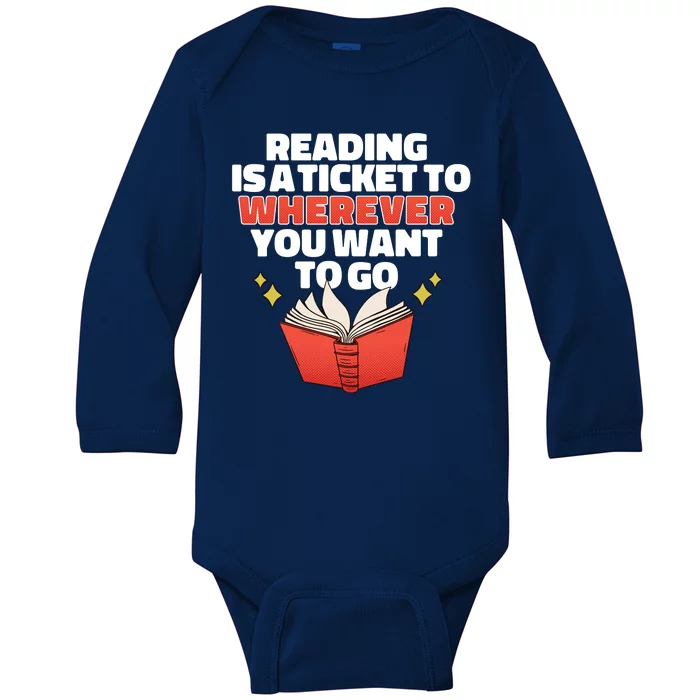 Reading Imagination Baby Long Sleeve Bodysuit