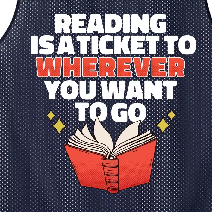 Reading Imagination Mesh Reversible Basketball Jersey Tank