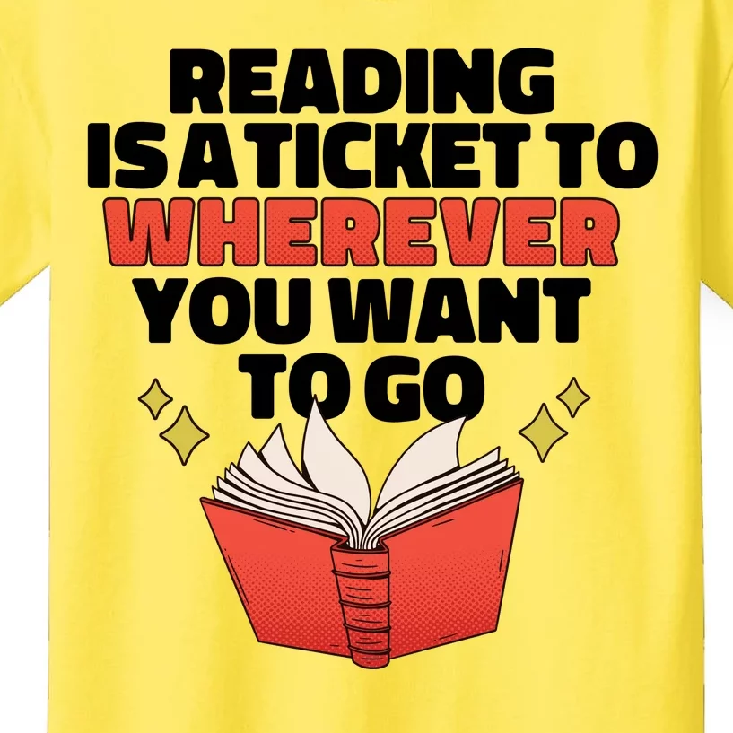 Reading Imagination Kids T-Shirt