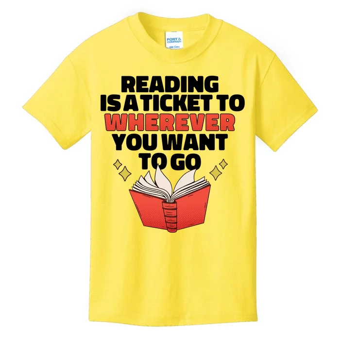 Reading Imagination Kids T-Shirt