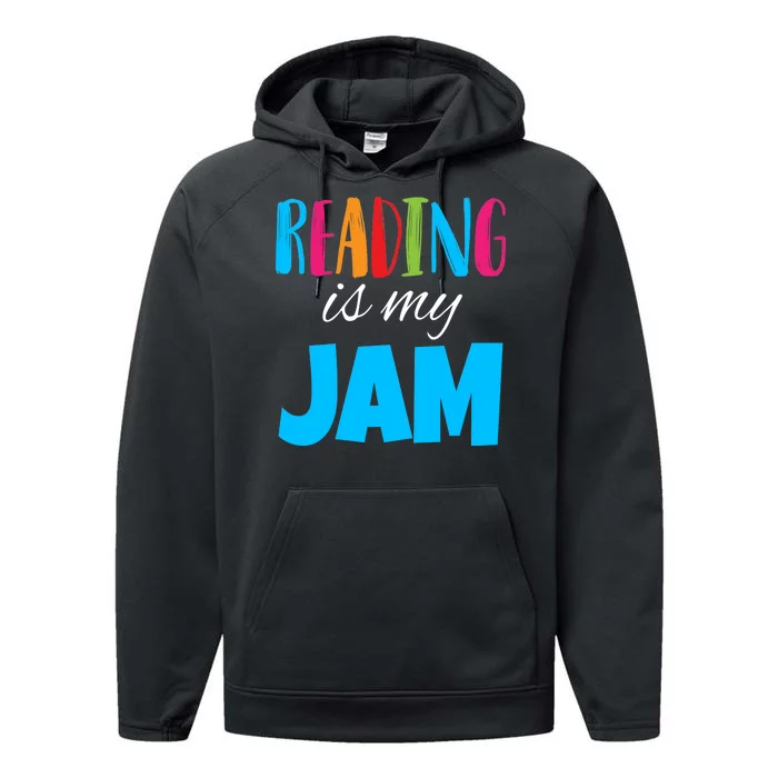 Reading Is My Jam Performance Fleece Hoodie