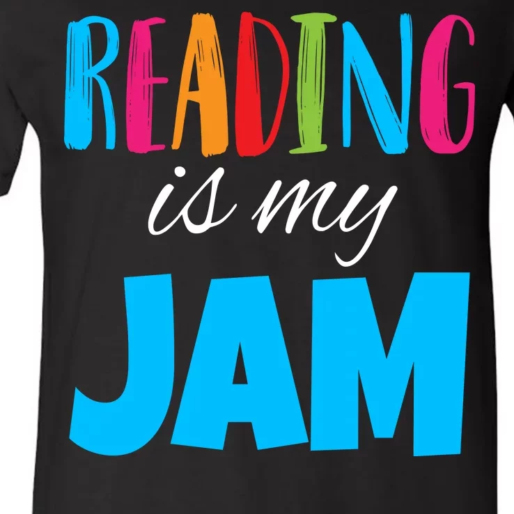 Reading Is My Jam V-Neck T-Shirt