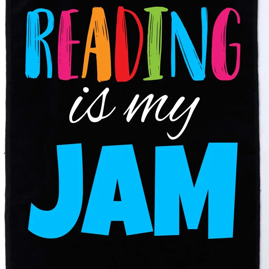 Reading Is My Jam Platinum Collection Golf Towel