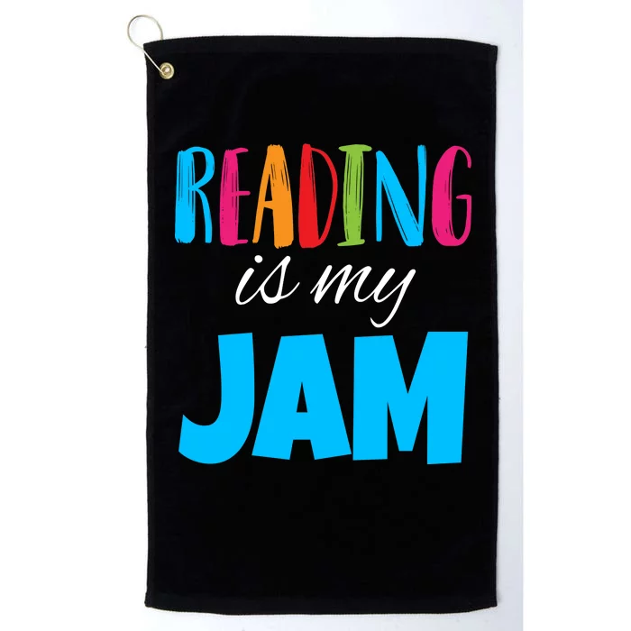 Reading Is My Jam Platinum Collection Golf Towel