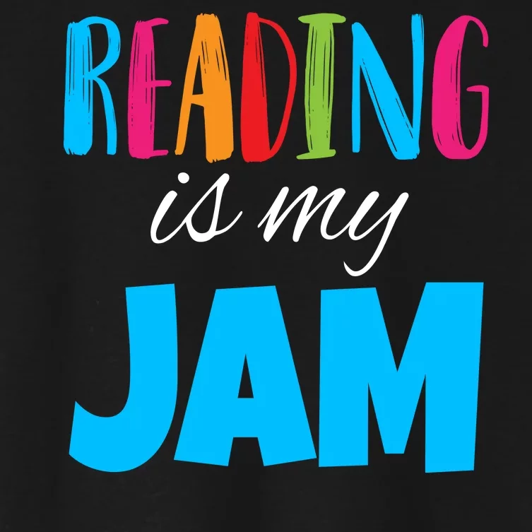 Reading Is My Jam Women's Crop Top Tee