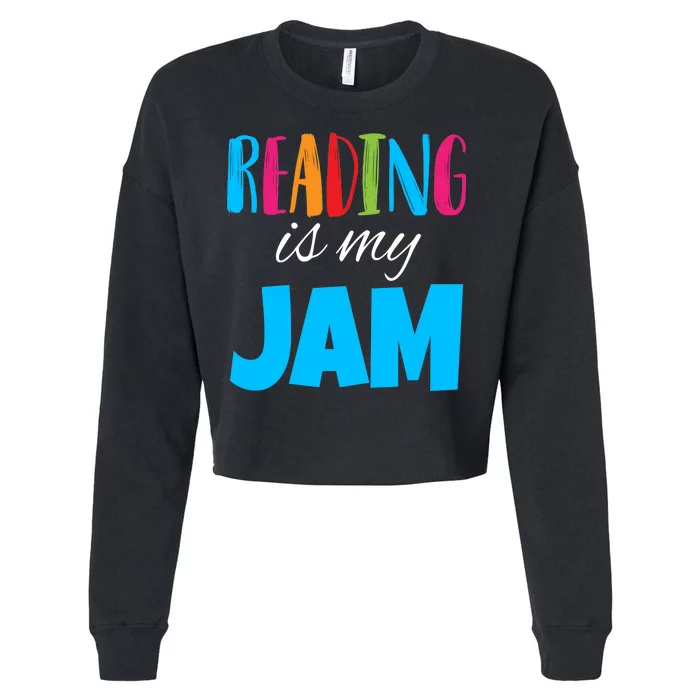 Reading Is My Jam Cropped Pullover Crew