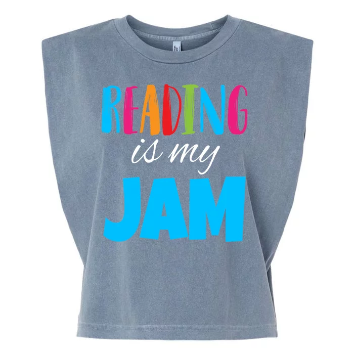 Reading Is My Jam Garment-Dyed Women's Muscle Tee