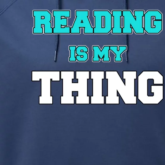 Reading Is My Thing Performance Fleece Hoodie