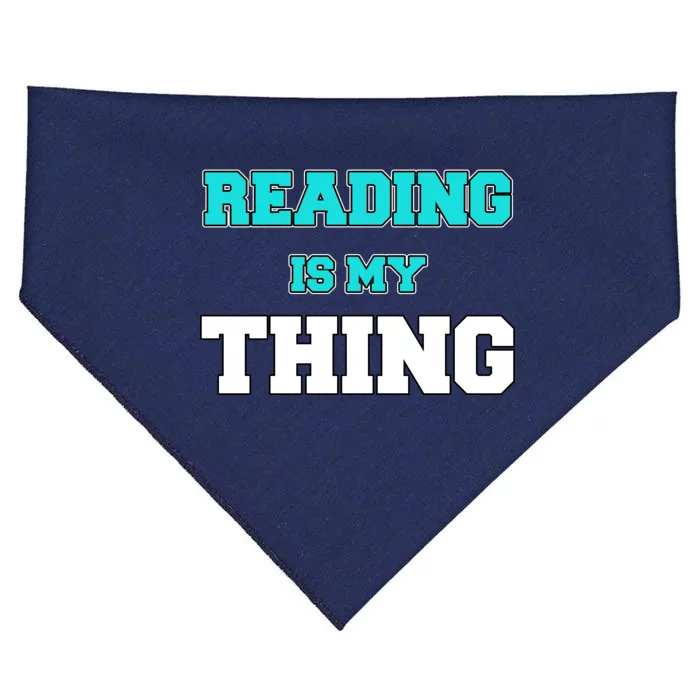 Reading Is My Thing USA-Made Doggie Bandana