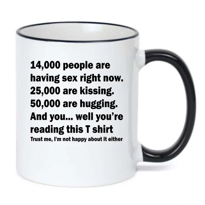 Reading This Funny Single Life Quote Black Color Changing Mug