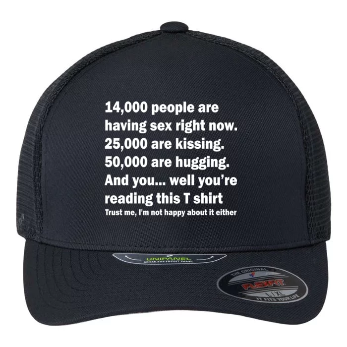 Reading This Funny Single Life Quote Flexfit Unipanel Trucker Cap