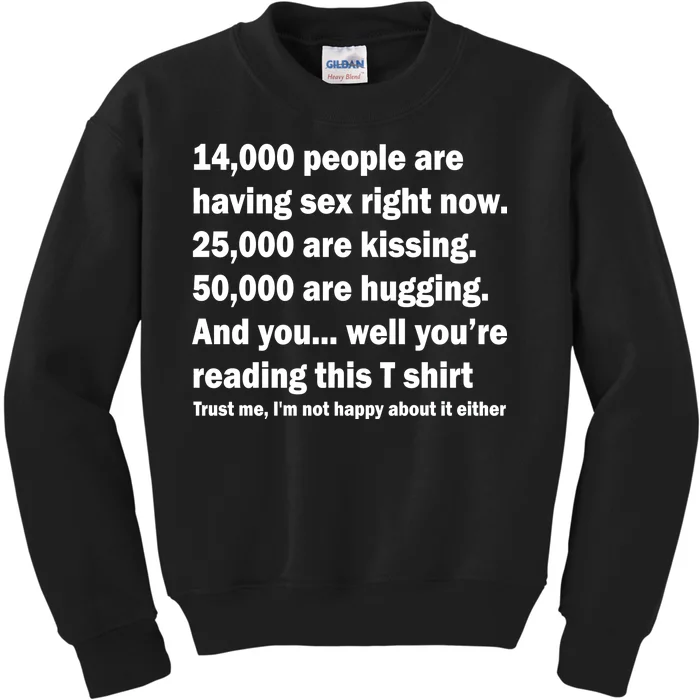 Reading This Funny Single Life Quote Kids Sweatshirt