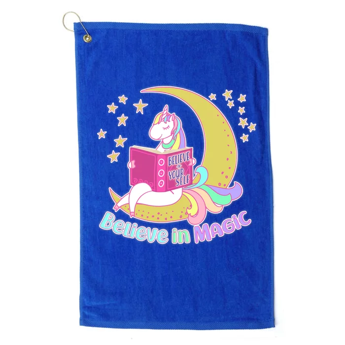 Reading Unicorn Believe In Yourself & Magic Platinum Collection Golf Towel