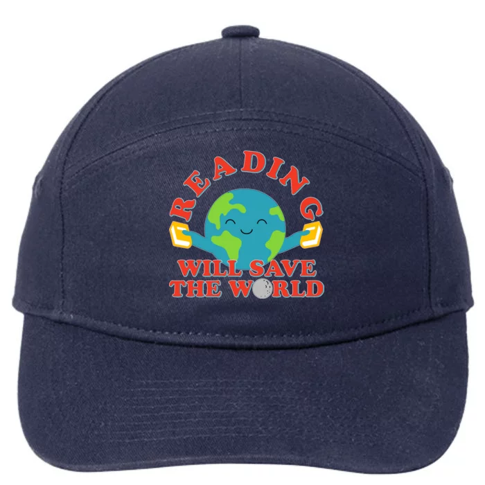 Reading Will Save The World 7-Panel Snapback Hat